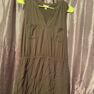 Sonoma brand olive green dress. Size Medium